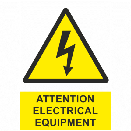Attention electrical equipment