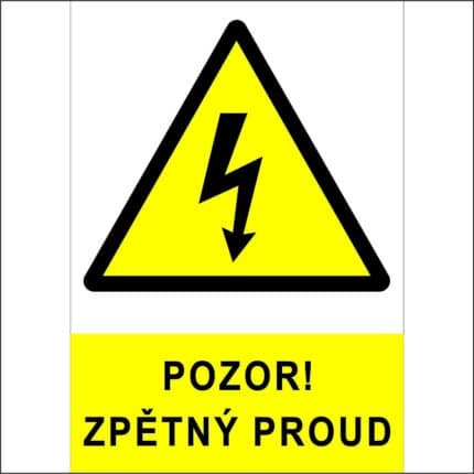 Pozor ! Zpětný proud