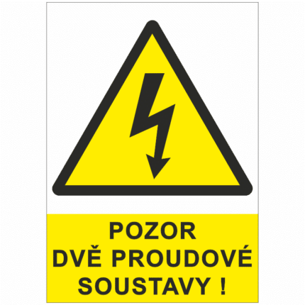 Pozor dvě proudové soustavy !