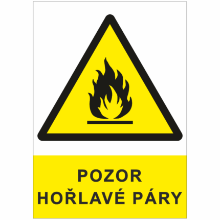 Pozor hořlavé páry