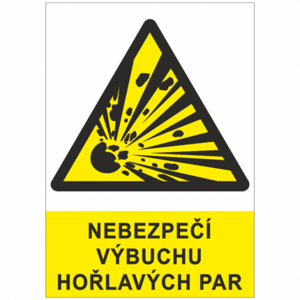 Nebezpečí výbuchu hořlavých par