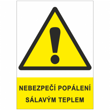 Nebezpečí popálení sálavým teplem