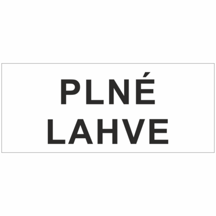 Plné láhve
