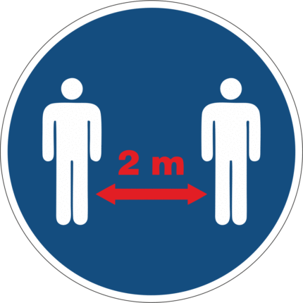 Dodržujte minimální vzdálenost 2m II.