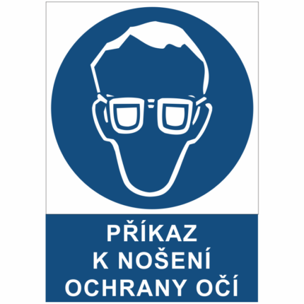 Příkaz k nošení ochrany očí