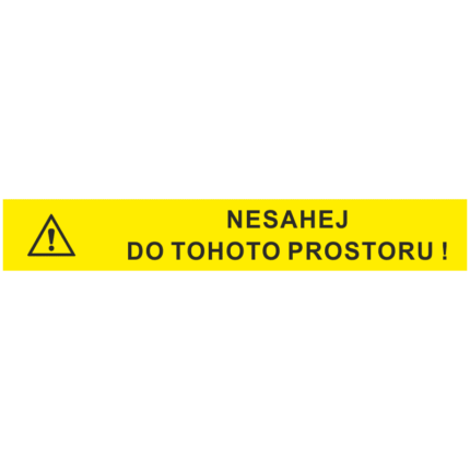 Nesahej do tohoto prostoru!