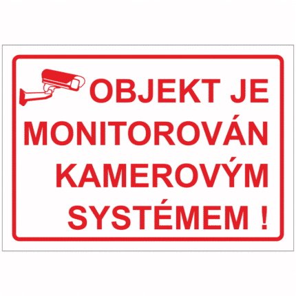 Objekt je monitorován kamerovým systémem