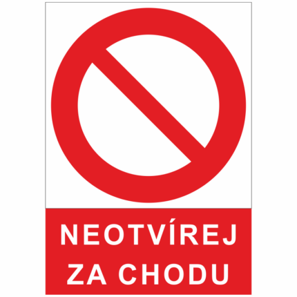 Neotvírej za chodu!