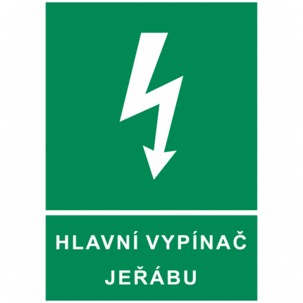 Hlavní vypínač jeřábu