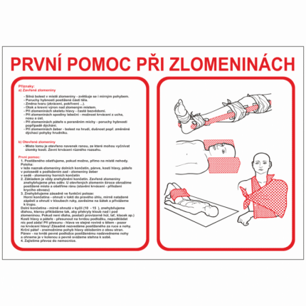 První pomoc při zlomeninách