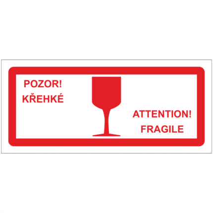 POZOR! KŘEHKÝ! ATTENTION! FRAGILE
