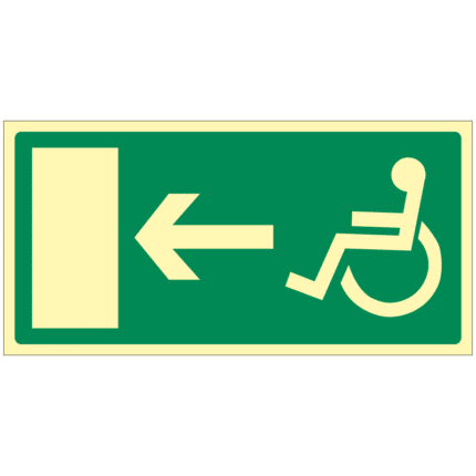 Bezbariérový únikový východ L