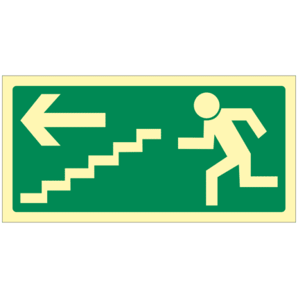 Únikové schodiště vlevo dolů.