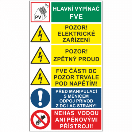 Sdružená tabulka na FVE