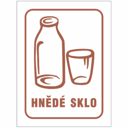 Hnědé sklo