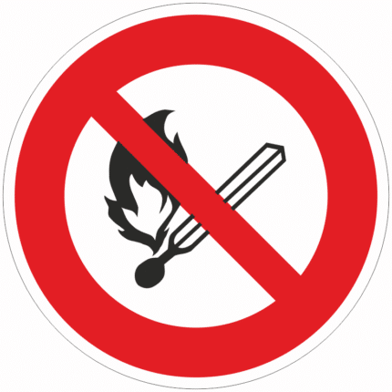 Zákaz výskytu otevřeného ohně
