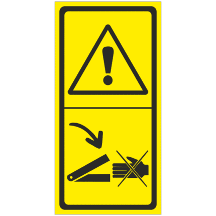 Výstraha/Nesahej do tohoto prostoru - střižné části