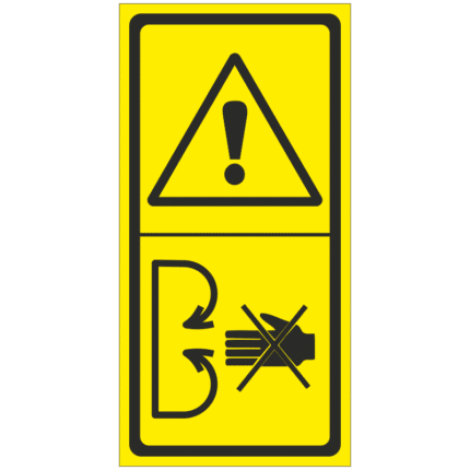 Výstraha/Nesahej do tohoto prostoru - točící se části