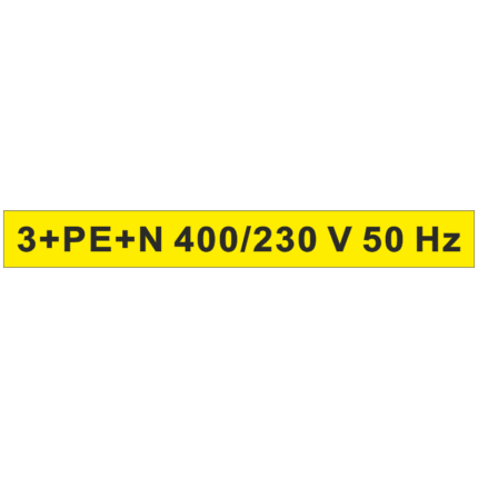 3+PE+N 400 V/230 50Hz  (žlutý podklad)