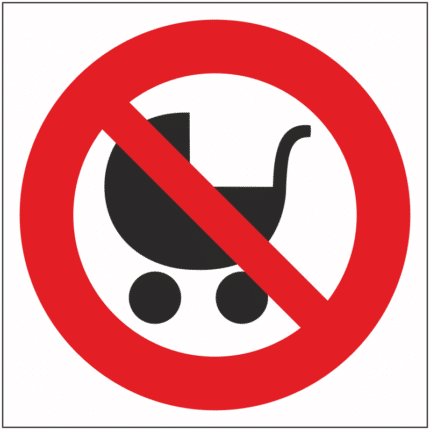 Zákaz vjíždění s kočárkem