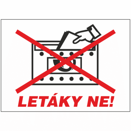 Letáky ne!