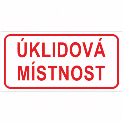 Úklidová místnost