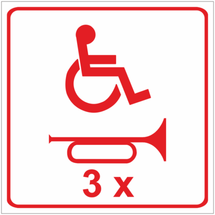 3x zatroubit pro vozíčkáře