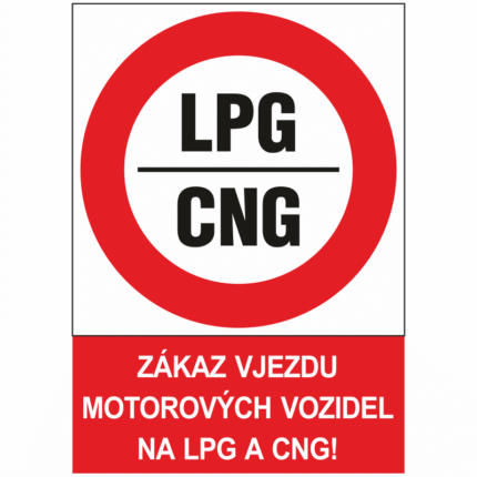 Zákaz vjezdu motorových vozidel na LPG a CNG
