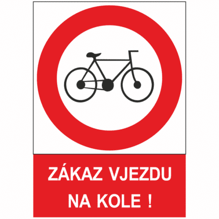 Zákaz vjezdu na kole