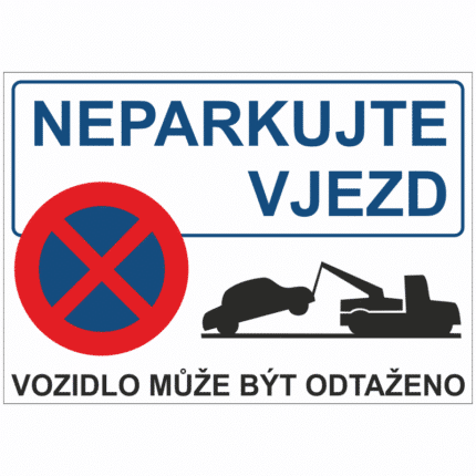 Neparkujte vjezd