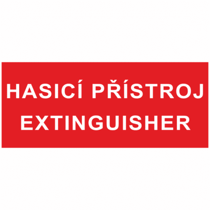 Hasicí přístroj - EXTINGUISHER