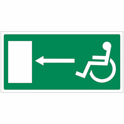 Bezbariérová úniková cesta doleva