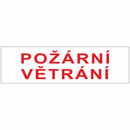 Požární větrání