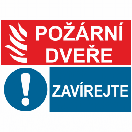 Požární dveře, Zavírejte