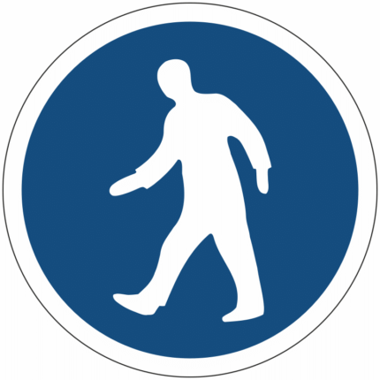 Příkaz-pěší musí použít tuto cestu