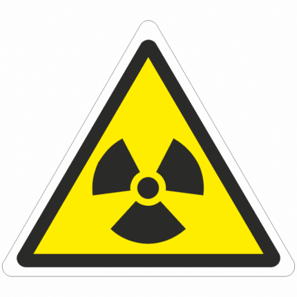 Výstraha radioaktivní látky