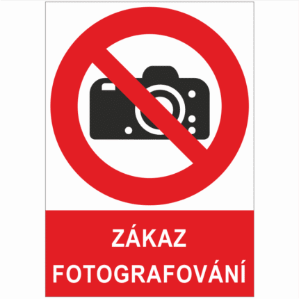 Zákaz fotografování