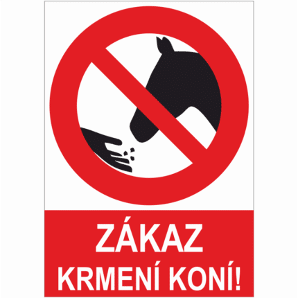 Zákaz krmení koní